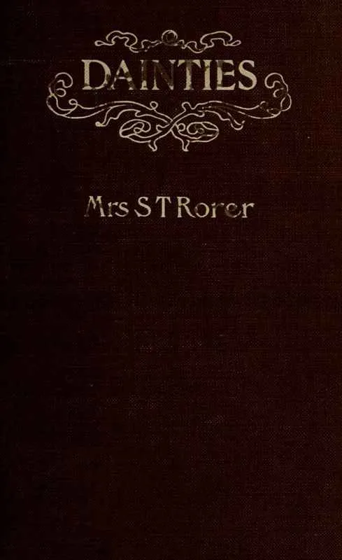 Title page of Dainties (1912)