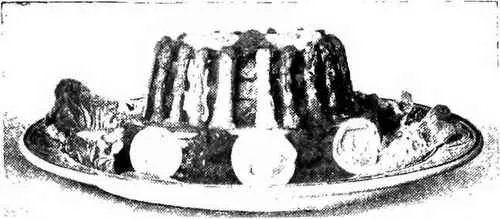 Asparagus Salad Moulded In Aspic