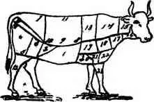 Beef Butchering Diagram