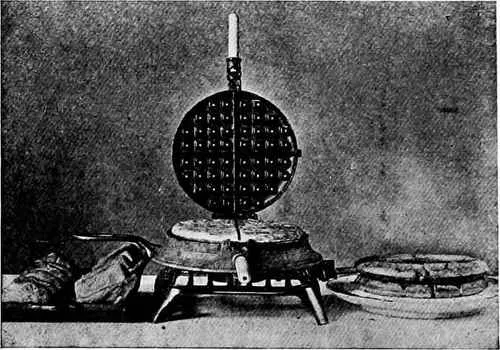 Muffins And Waffles, With Utensils