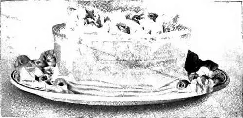 Oyster Salad In Ice Bowl